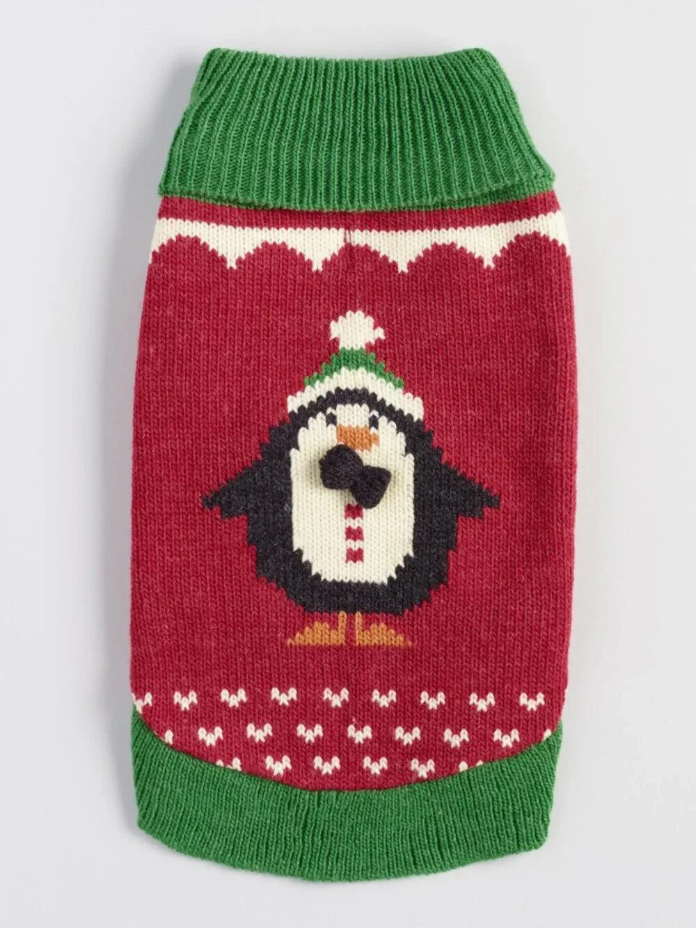 lot 4 NEW size SMALL dog sweaters WORLD MARKET knit pet fall winter penguin red